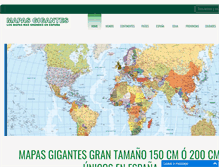 Tablet Screenshot of mapasgigantes.com